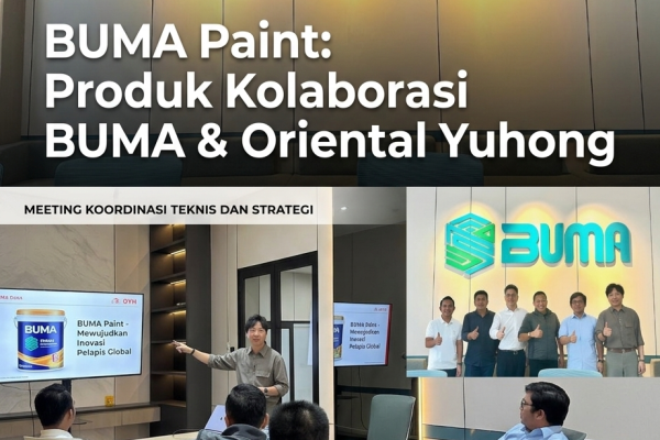 BUMA Gandeng Oriental Yu Hong Perkuat Ekspansi BUMA Paint di Indonesia