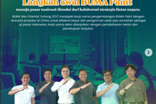 Langkah Berani! BUMA Paint Gandeng Raksasa China untuk Kuasai Pasar Indonesia