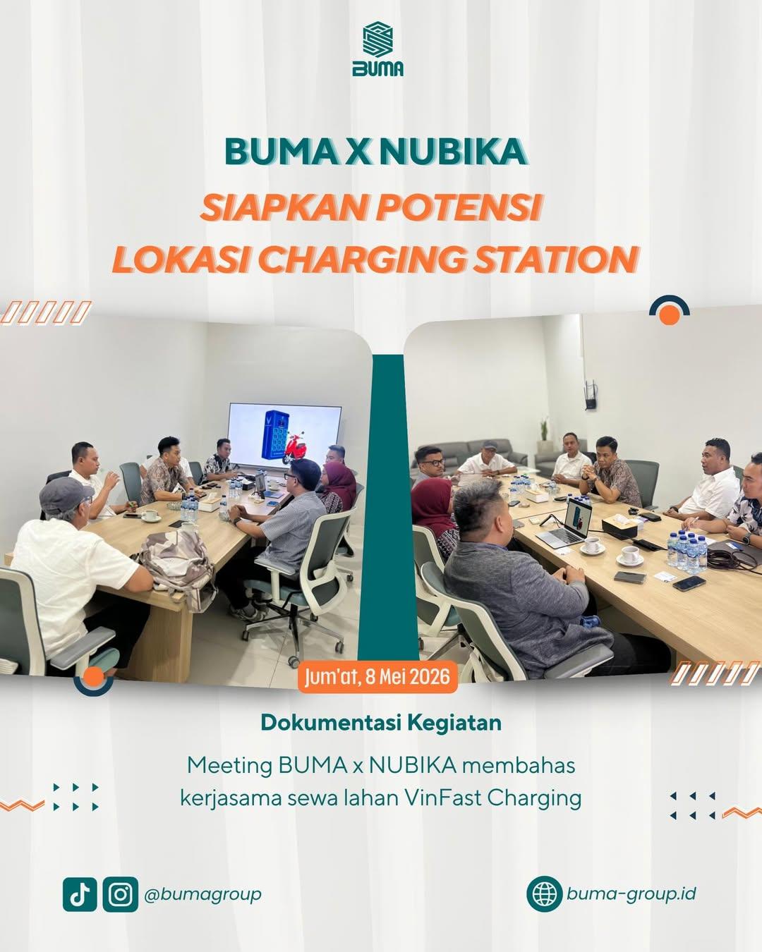 BUMA dan NUBIKA Jajaki Kerja Sama Pengembangan VinFast Charging Station di Indonesia